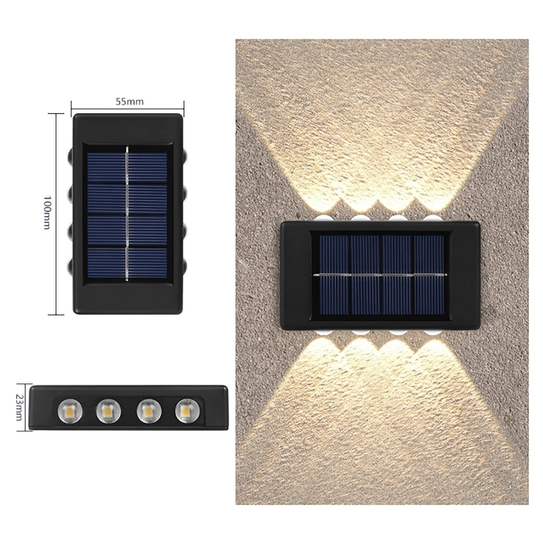 Luzes de parede LED solares