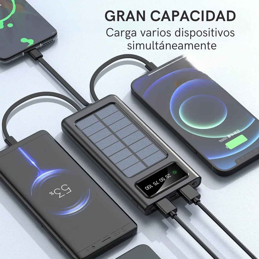 Bateria Portatil Solar 20000 mAh