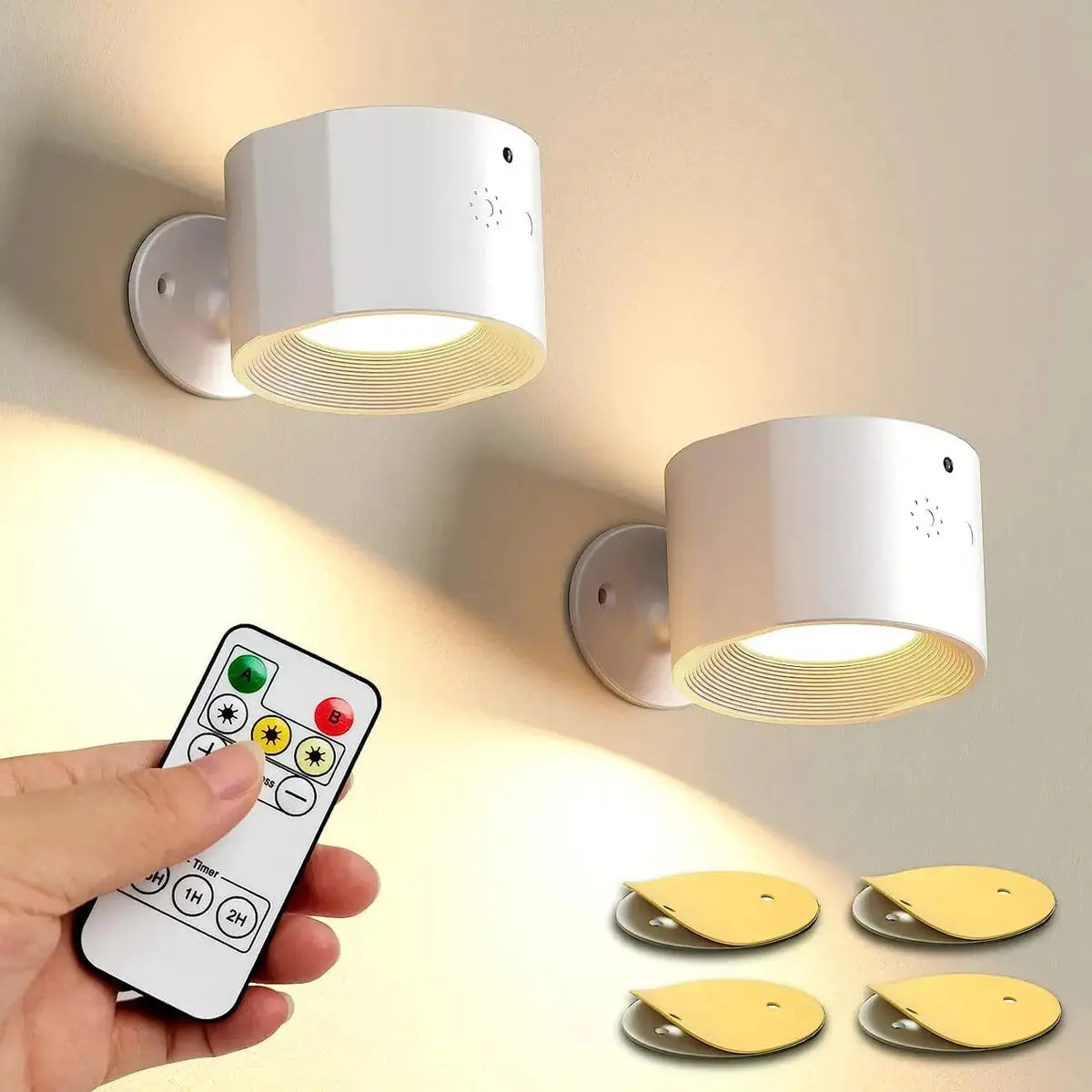Luminária de parede LED de cabeça dupla
