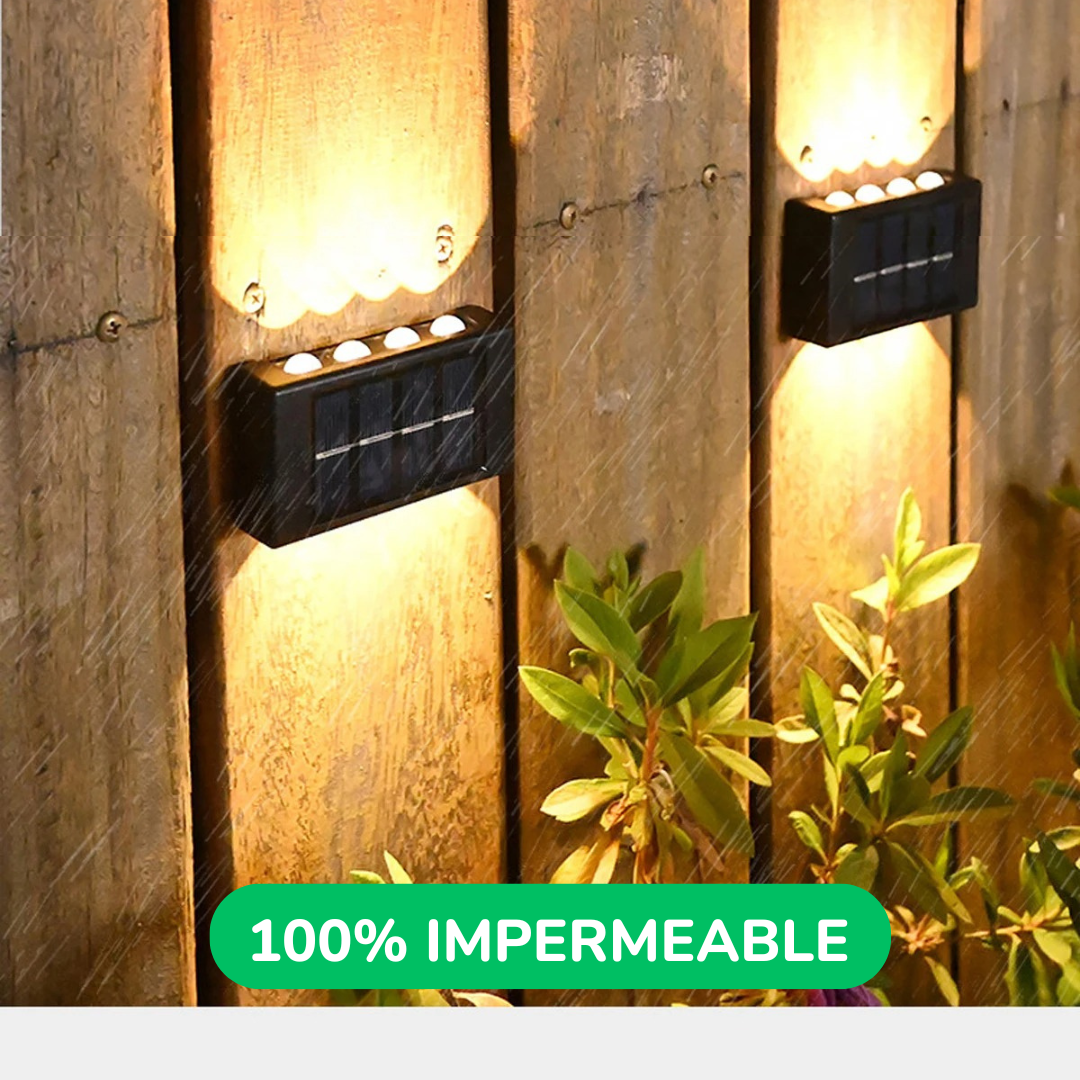 Luzes de parede LED solares