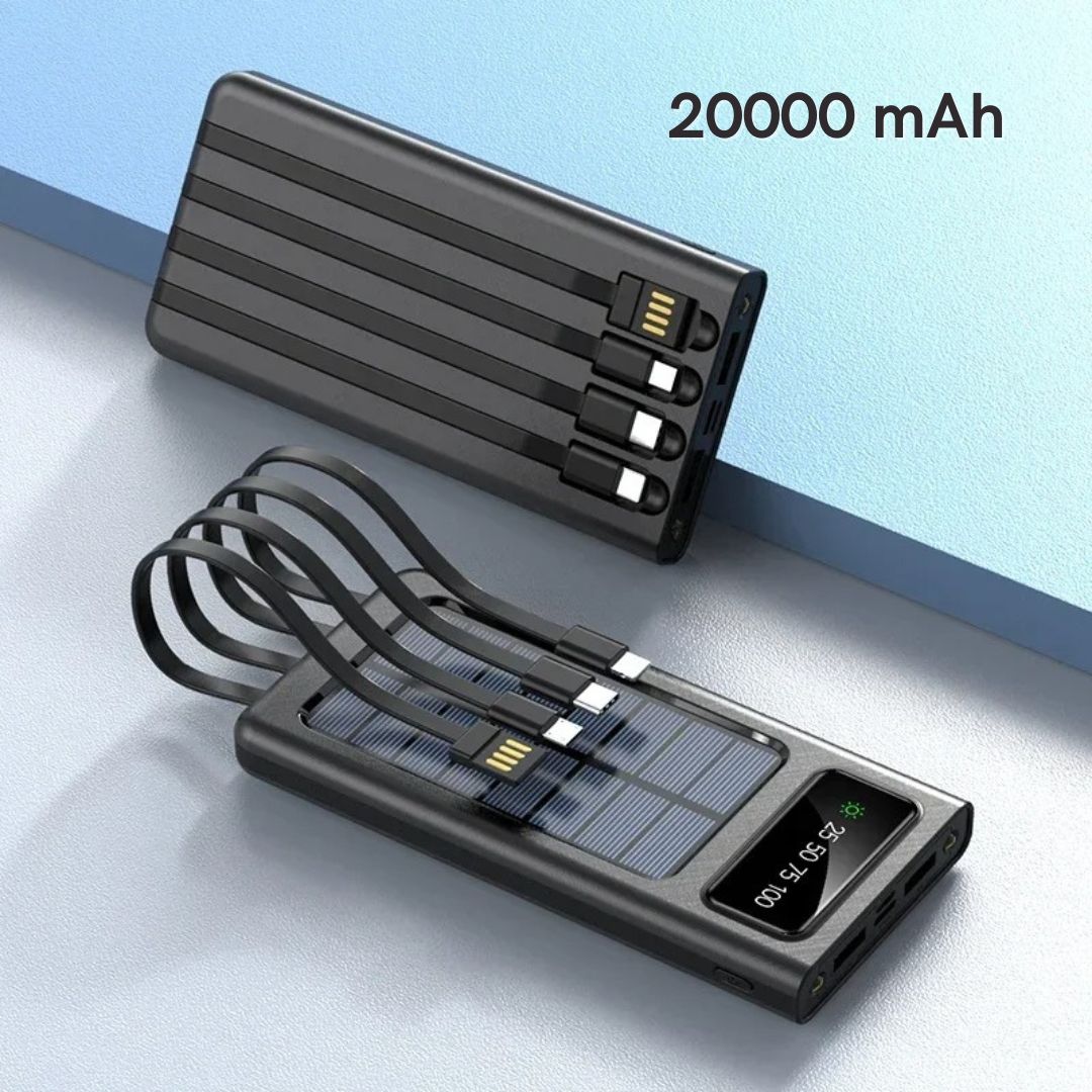 Bateria Portatil Solar 20000 mAh