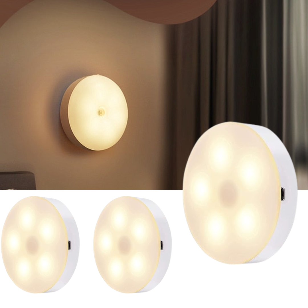 Luz noturna LED com sensor de movimento