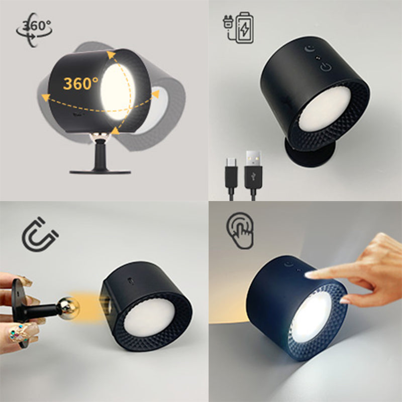 Luminária de parede LED de cabeça dupla