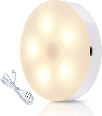 Luz noturna LED com sensor de movimento