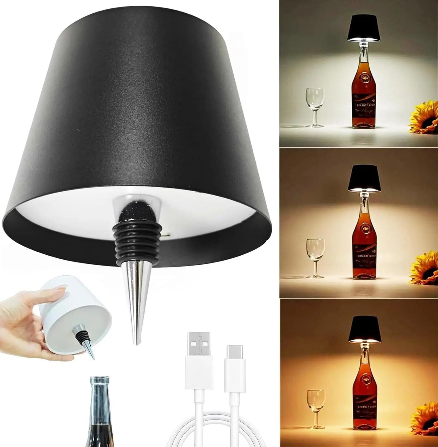 Lampara Led Botella Inalambrica (Oferta 2x1)