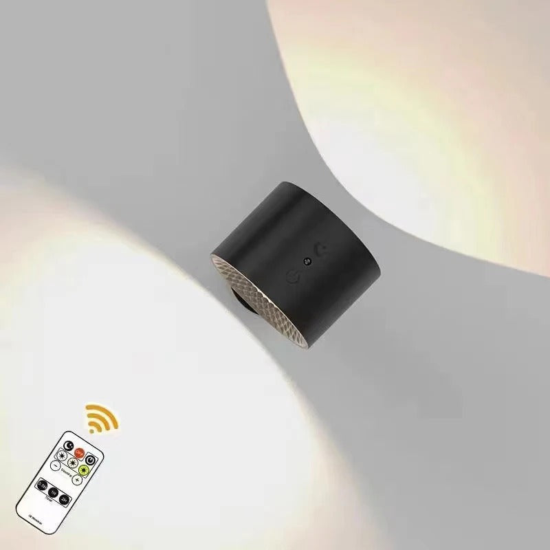 Luminária de parede LED de cabeça dupla