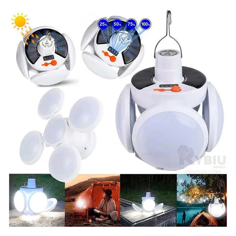 LÂMPADA SOLAR DOBRÁVEL