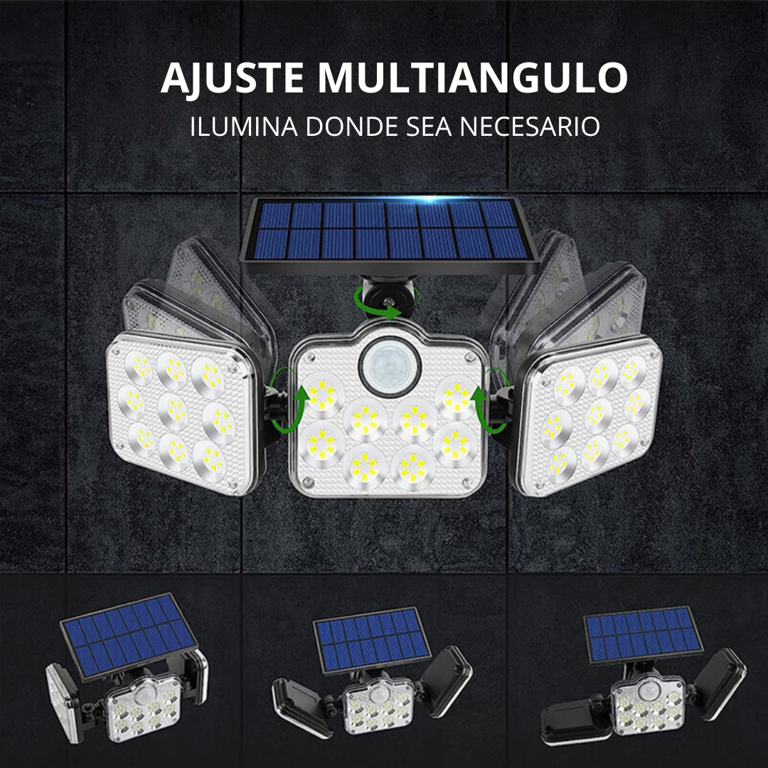 Lampara LED Solar Ajustable Pared