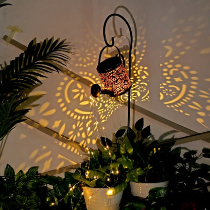 Regadera Solar LED Cascada de Luz Mágica