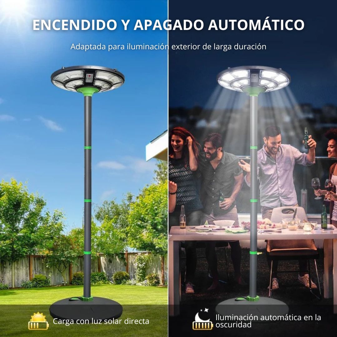 SolarNova 360 Elite: El Faro Inteligente para Exteriores
