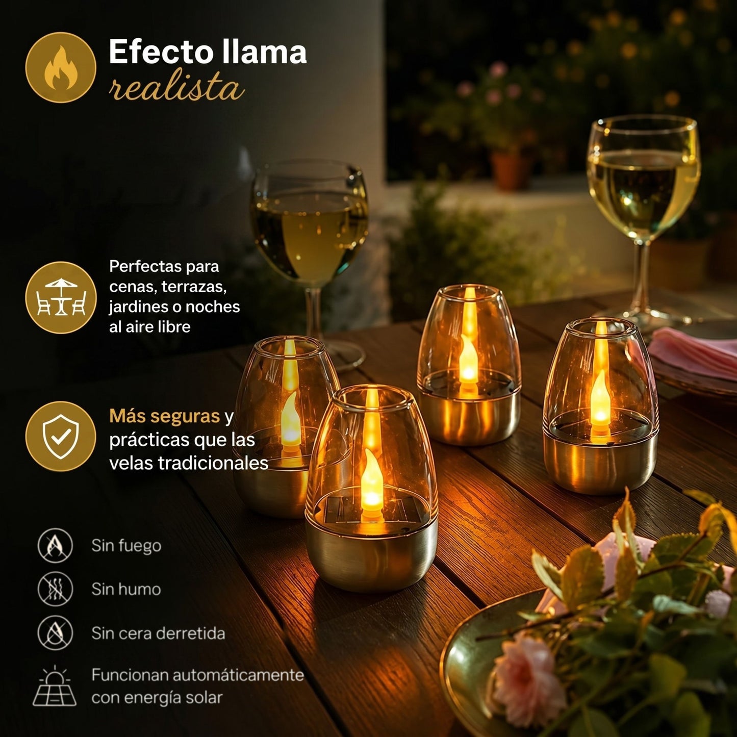 Velas Solares FlameLight