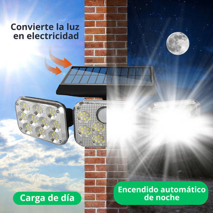 Lampara LED Solar Ajustable Pared