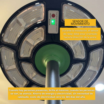 SolarNova 360 Elite: El Faro Inteligente para Exteriores