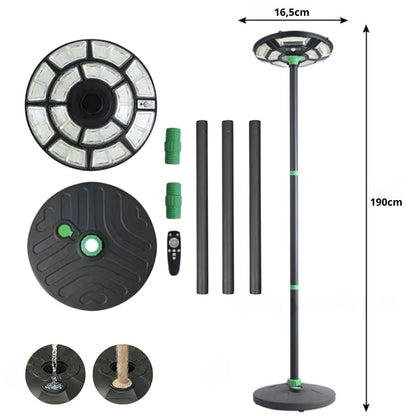 SolarNova 360 Elite: El Faro Inteligente para Exteriores