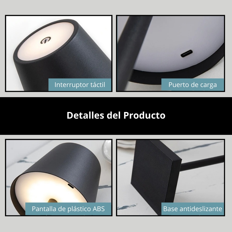Lámpara LED de Escritorio Recargable por USB [PACK DE 2]