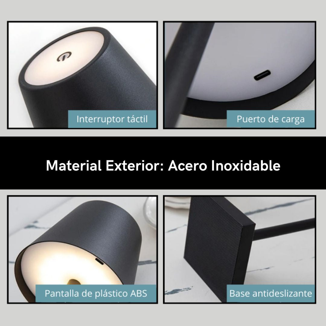 Lámpara LED de Escritorio Recargable por USB