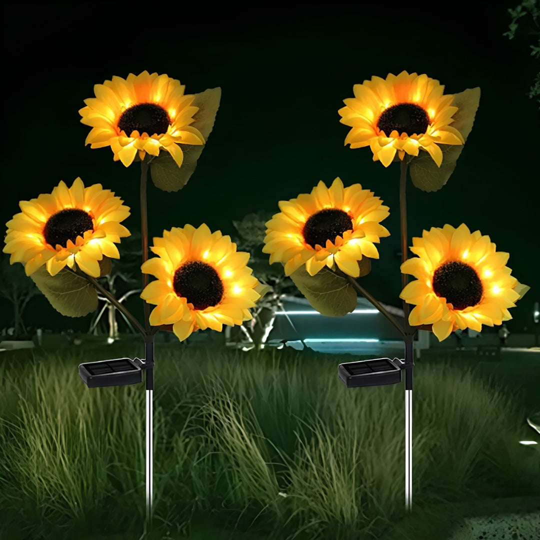 Pack 2 girasoles + 1 búho blanco de regalo