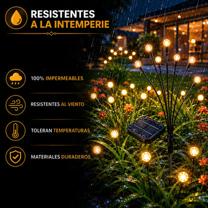 Luciérnagas con 6 Luces LED solares