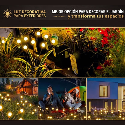 Luciérnagas con 6 Luces LED solares
