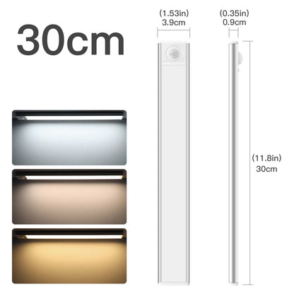 Barra LED con sensor de movimiento 30 cm