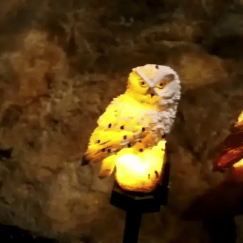 Lámpara LED Solar Búho